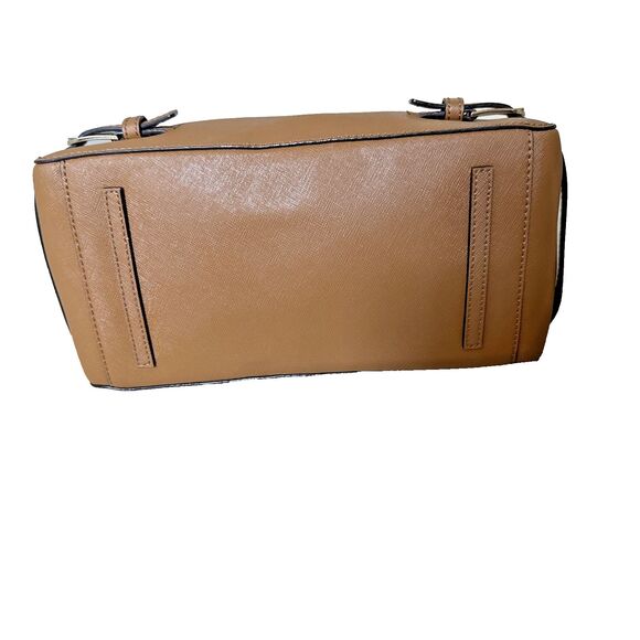 Tory Burch Tigers Eye Brown Saffiano Leather Robinson Multi  Crossbody Bag Tote - Picture 14 of 16